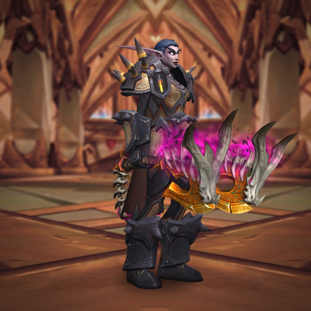 warrior fury dragonslayers edge purple