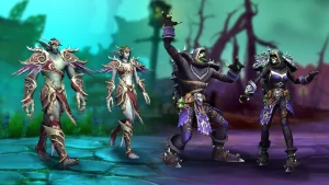 forsaken & night elf heritage armor coming in dragonflight 10.1.7