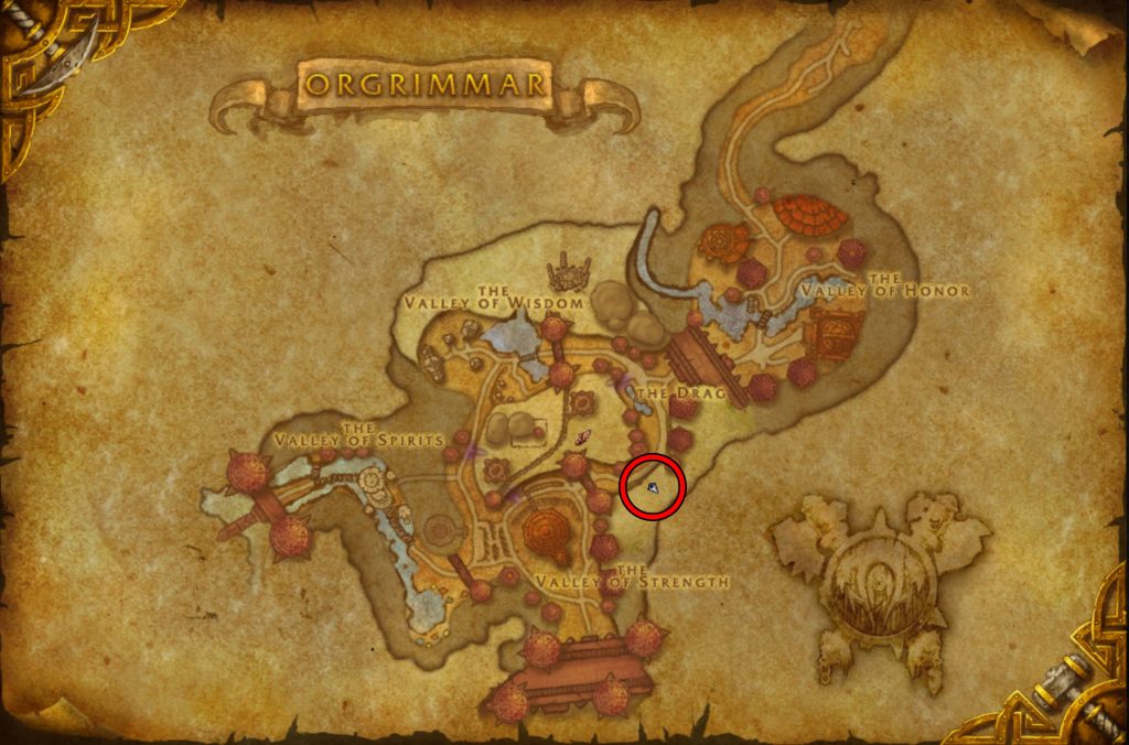 wow cataclysm orgrimmar transmogrifier map