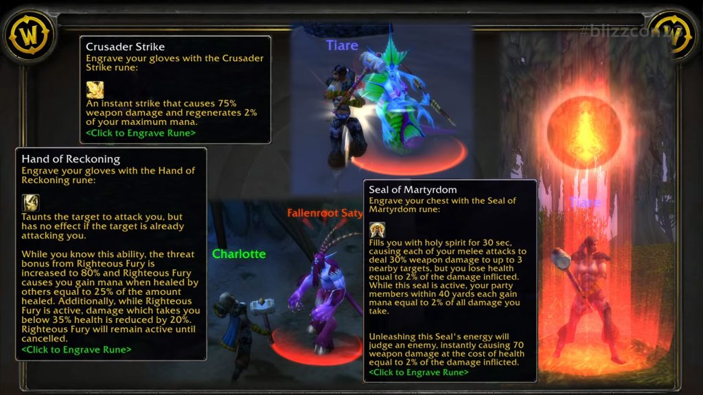 blizzcon season of discovery paladin abilities