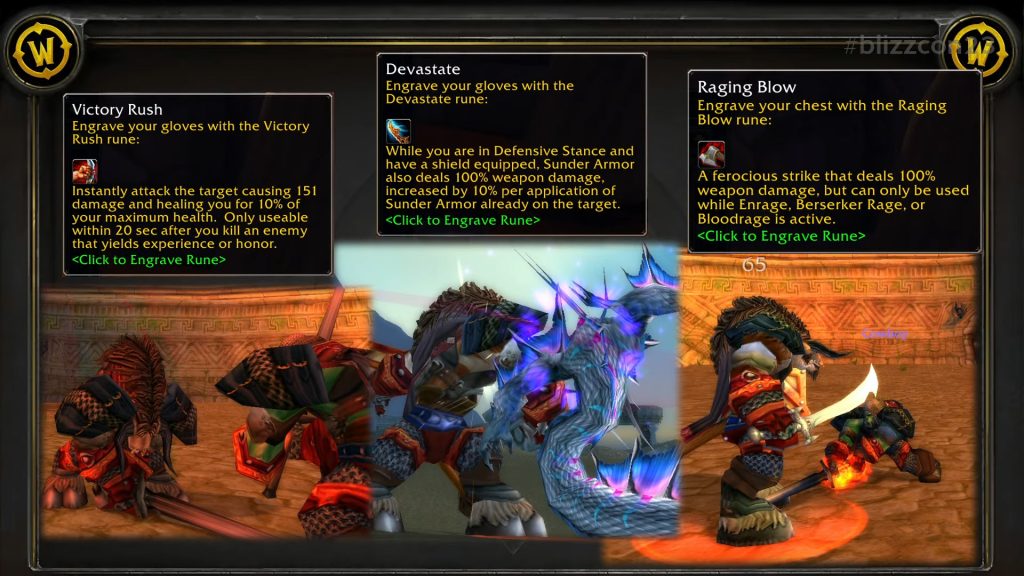 blizzcon season of discovery warrior abilities