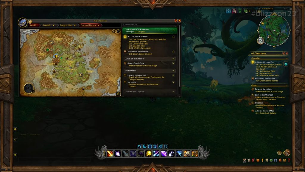 blizzcon the war within ui updates quests