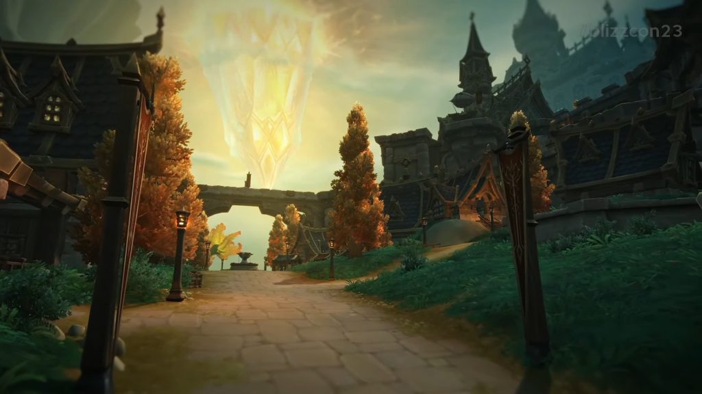 new retail wow zones hallowfall street view