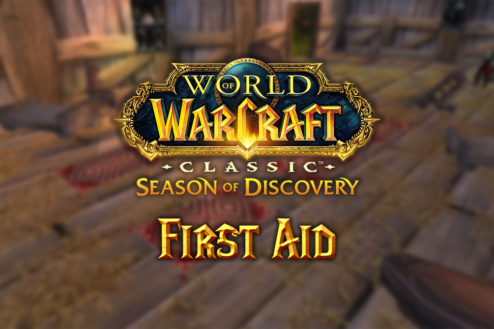 season of discovery banner first aid