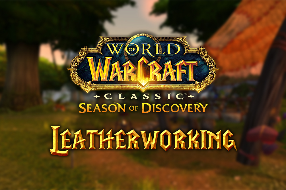 season of discovery banner leatherworking