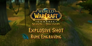 Explosive Shot Rune – Season of Discovery (SoD)