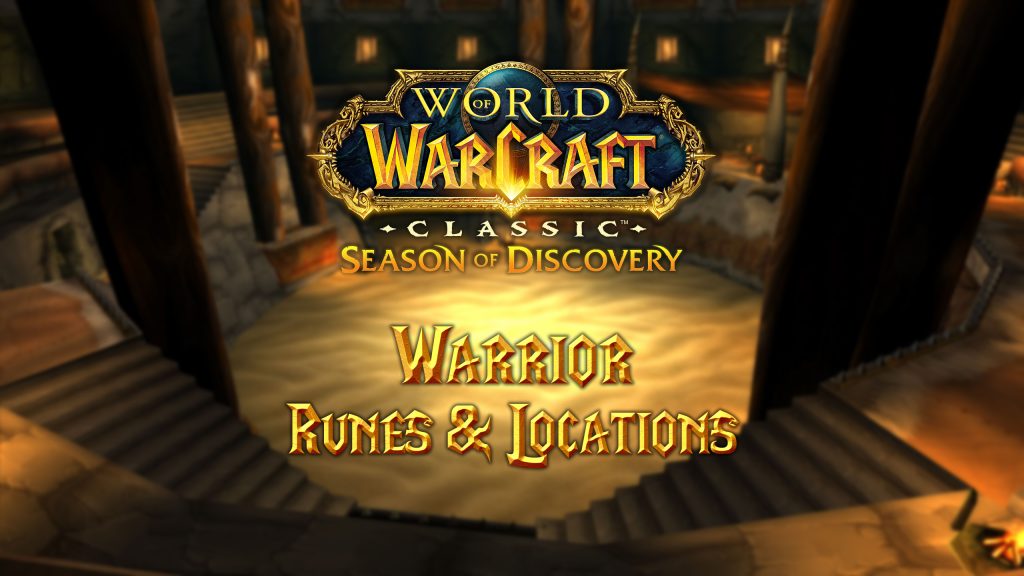 Warrior Runes & Locations - Season of Discovery (SoD)