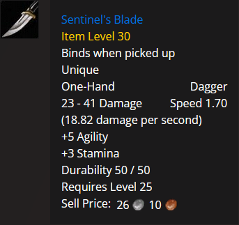 sentinels blade 25