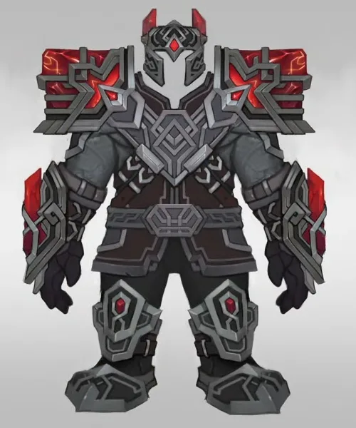 the earthen allied race heritage armor concept art