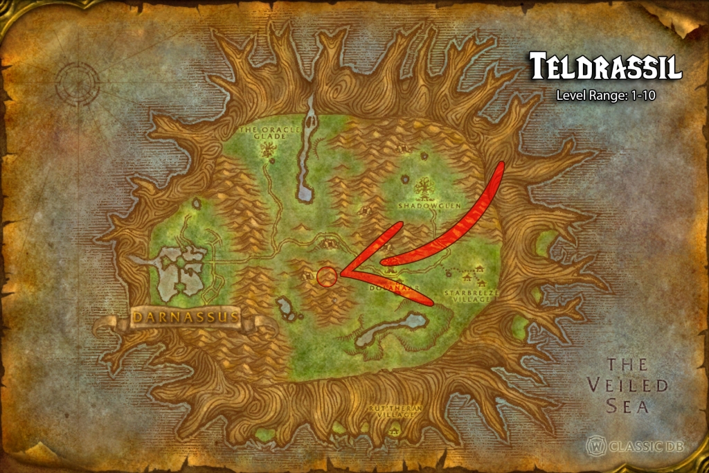 where to find druid mangle alliance teldrassil