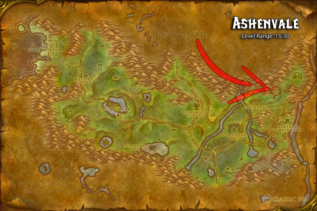 where to find druid wild growth night elves 1