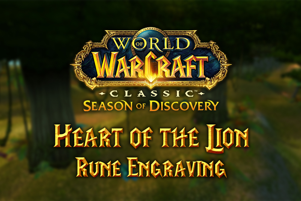 Where to Find the Heart of the Lion Rune in Season of Discovery (SoD)