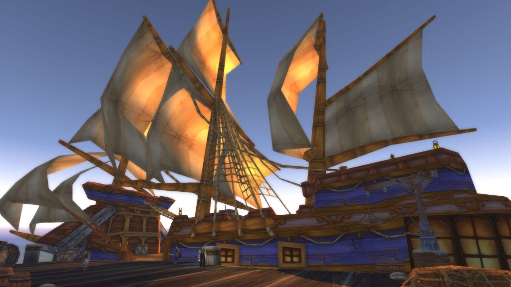 wow classic wetlands darkshore boat