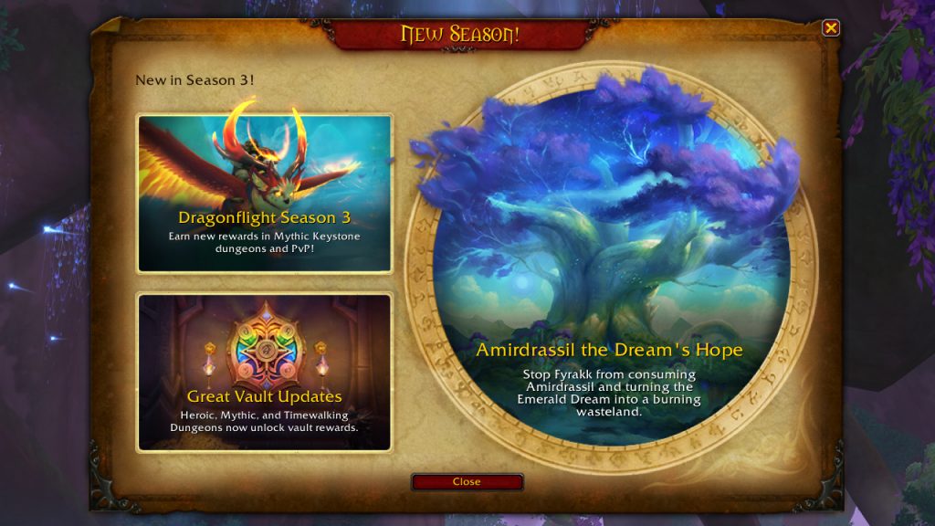 wow dragonflight season 3 content