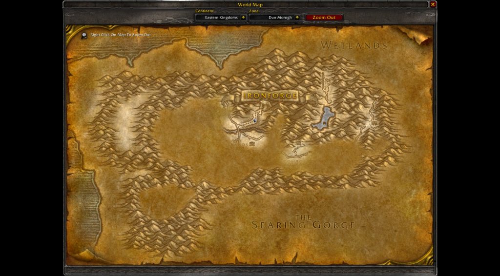 ironforge map location