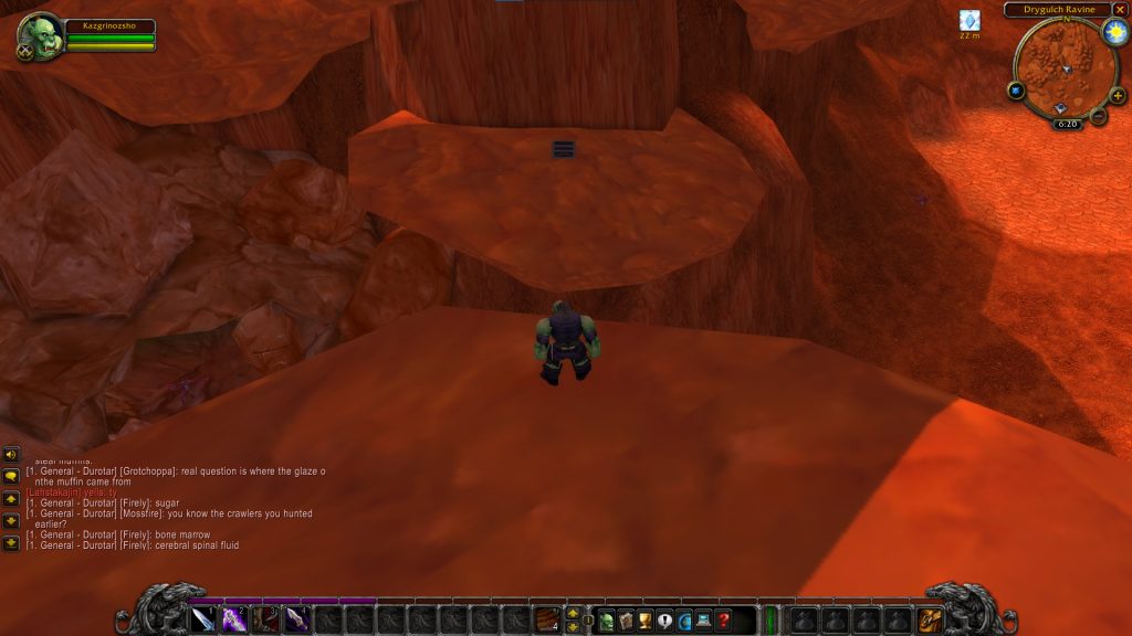 jump location slaughter from the shadows rune durotar orc sod rogue rune wow