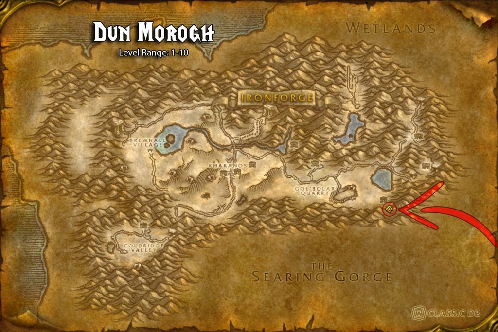 location of captain beld npc dun morogh shared pain dwarf sod rune wow