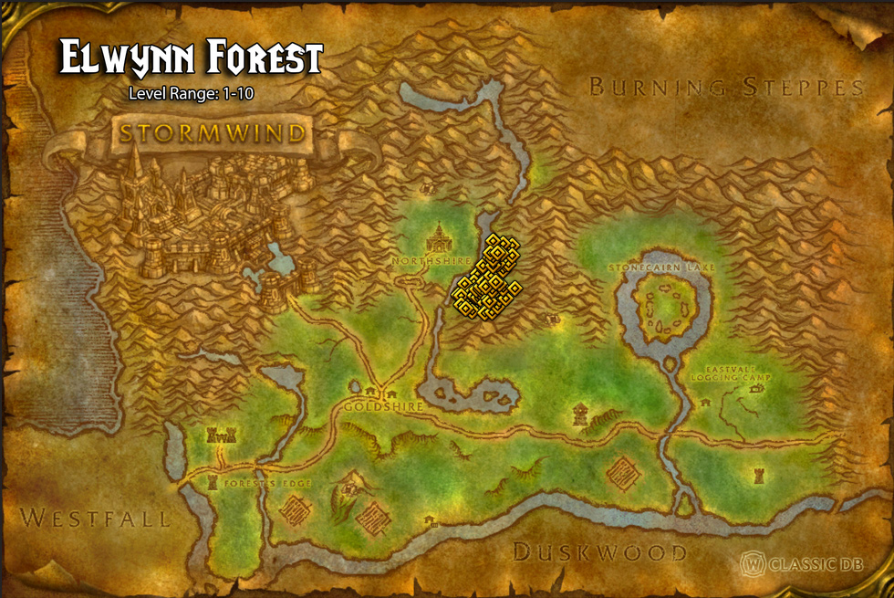 location of defias thug mobs human sod ice lance mage rune wow