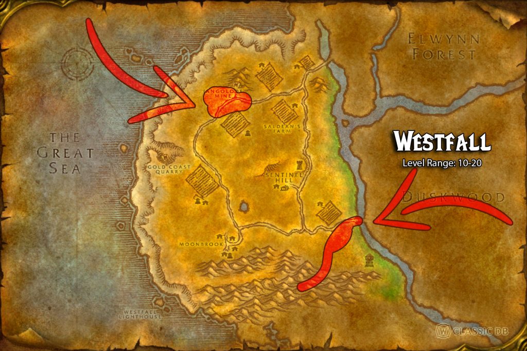 location of leprithus npcs westfall human sod shadow word death rune wow