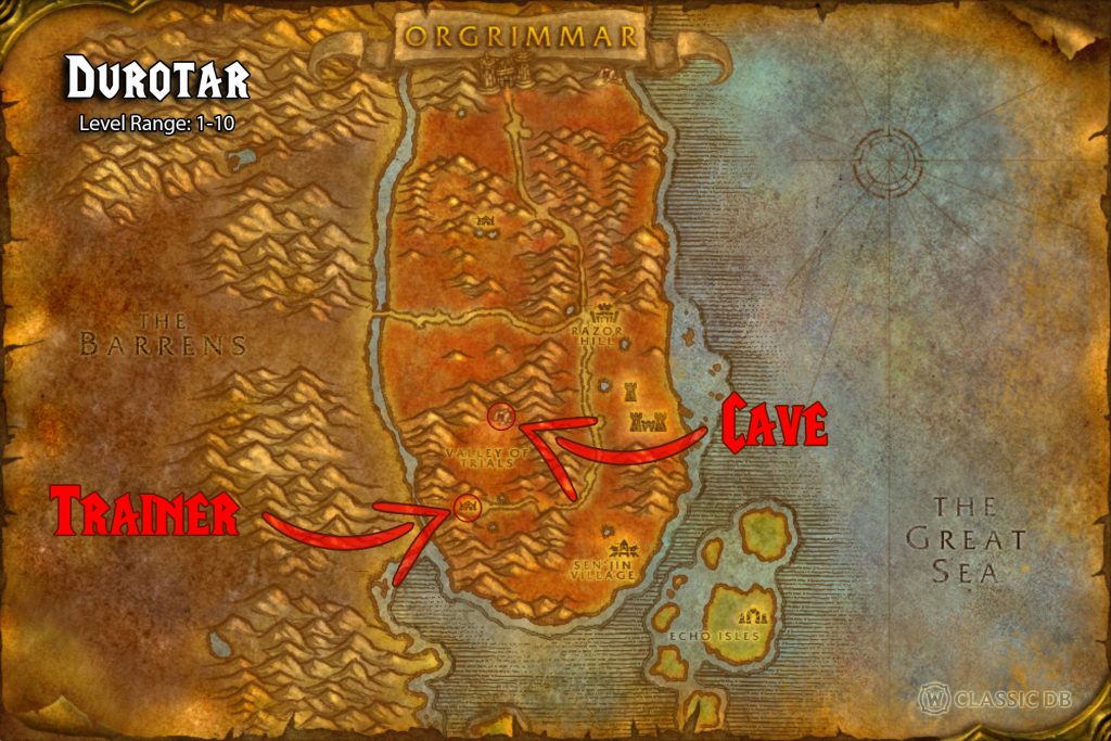 location of mage trainer maiah npc troll sod ice lance mage rune wow