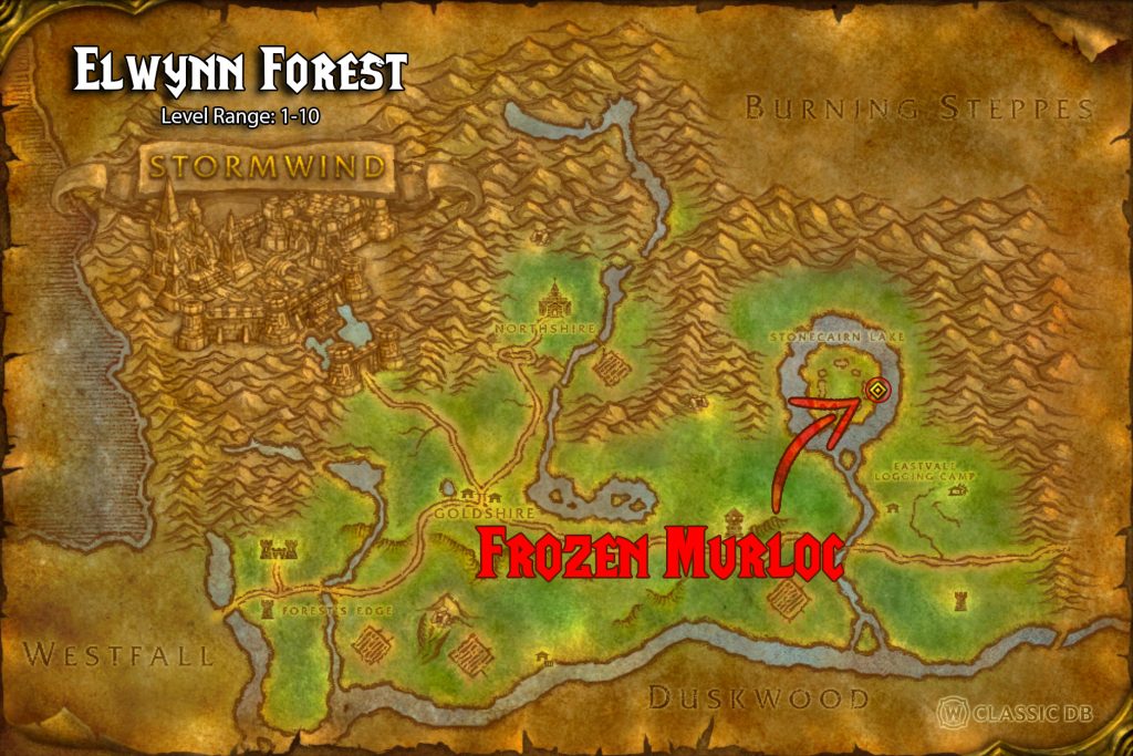 map location of frozen murloc chaos bolt rune rune sod elwynn forest warlock rune wow