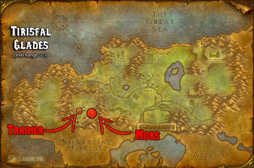 map locations undead sod ice lance mage rune wow