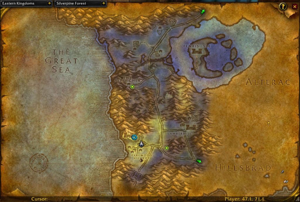 season of discovery deadly brew rune horn of xelthos quest dead drop map location