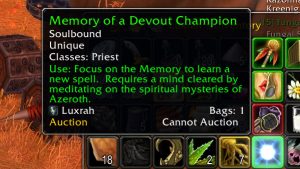 season of discovery priest twisted faith rune the barrens memory of a devout champion