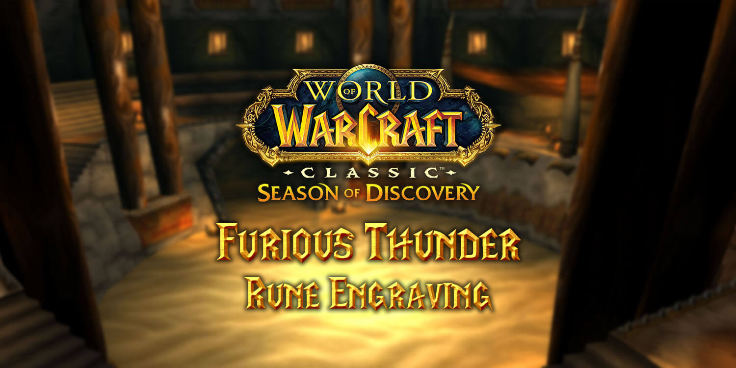 Furious Thunder Rune – Season of Discovery (SoD)