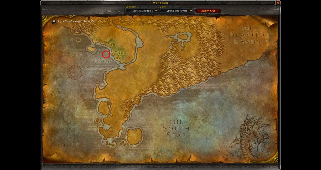 stranglethorn valley big clam map locations