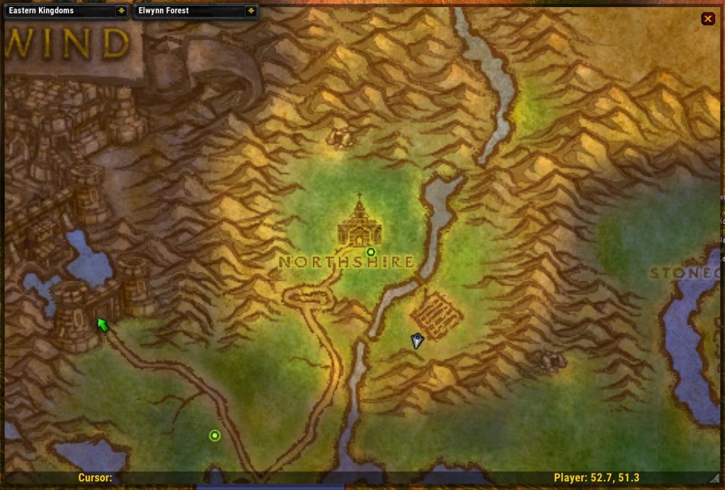 warlock haunt rune stolen power quest defias stashbox map location