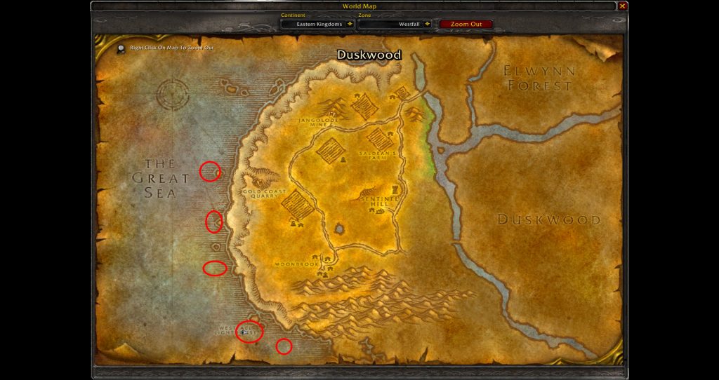 westfall giant clam map locations