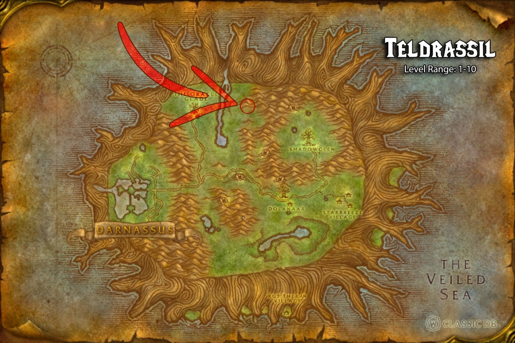 where to find hunter flanking strike night elves