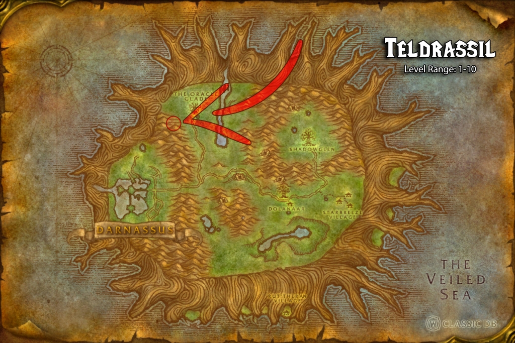 where to find priest prayer of mending alliance teldrassil