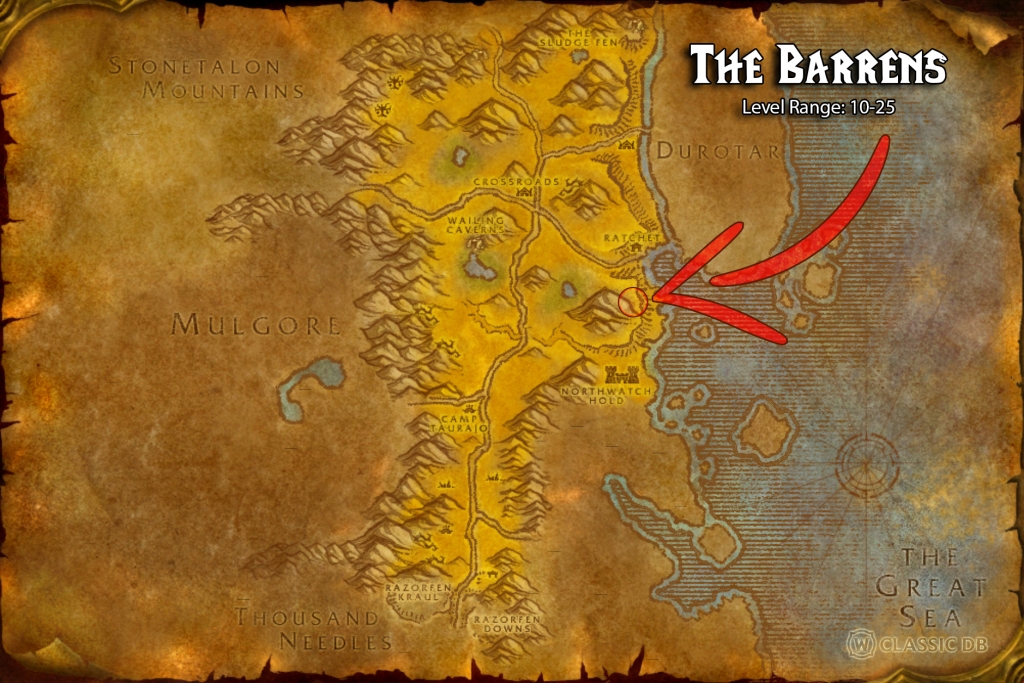 where to find rogue blade dance the barrens horde