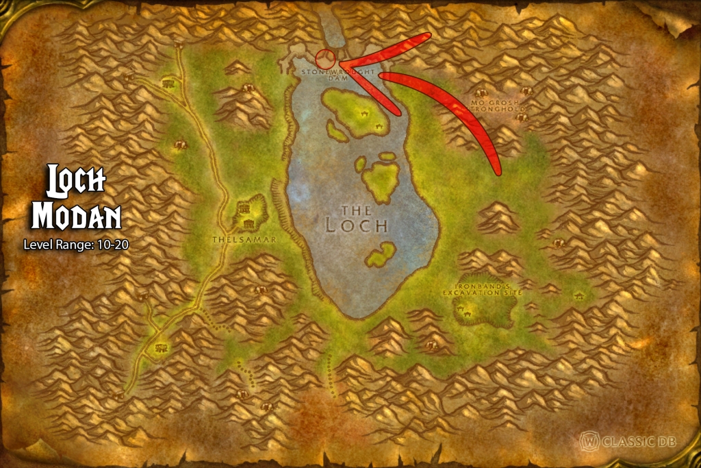 where to find rogue saber slash loch modan alliance