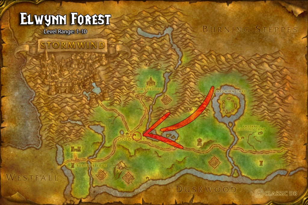 where to find warlock demonic tactics alliance elwynn forest