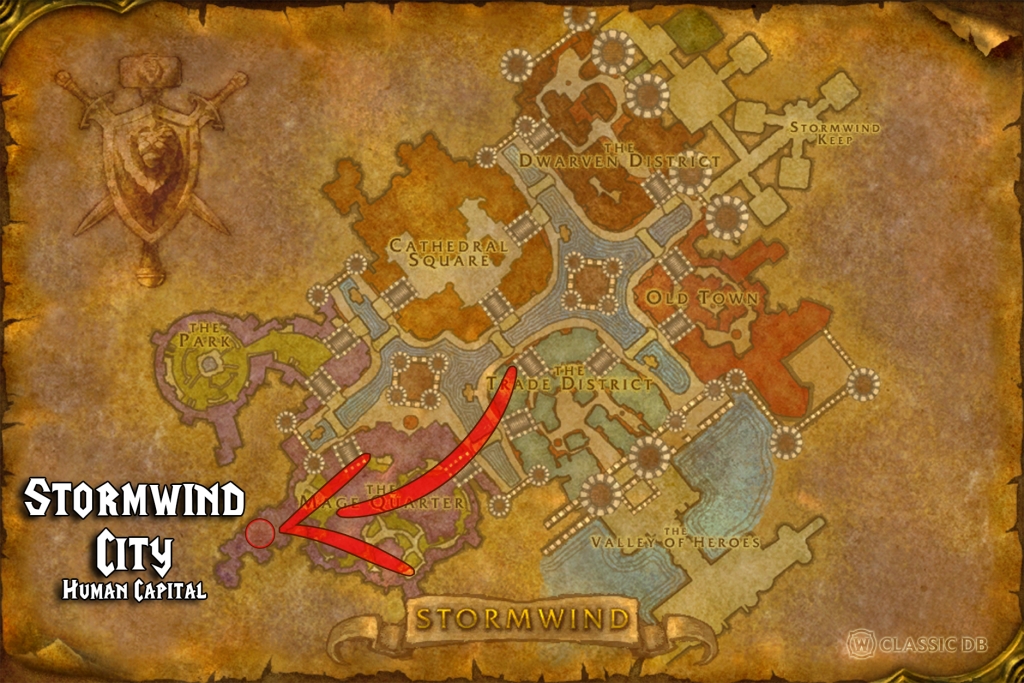 where to find warlock demonic tactics alliance stormwind city