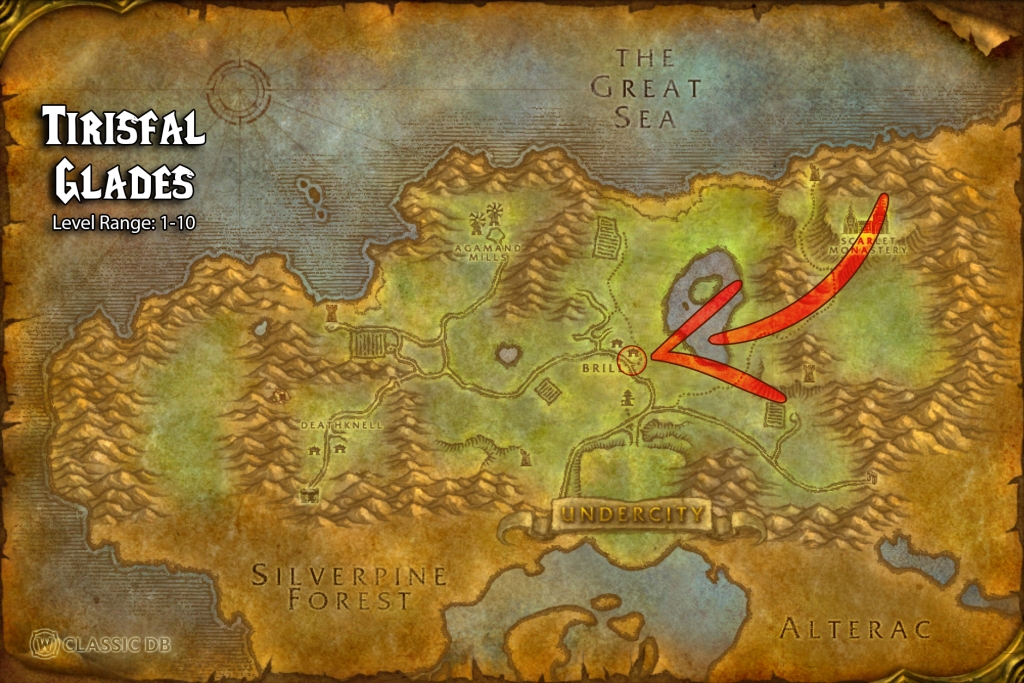 where to find warlock demonic tactics horde tirisfal glades