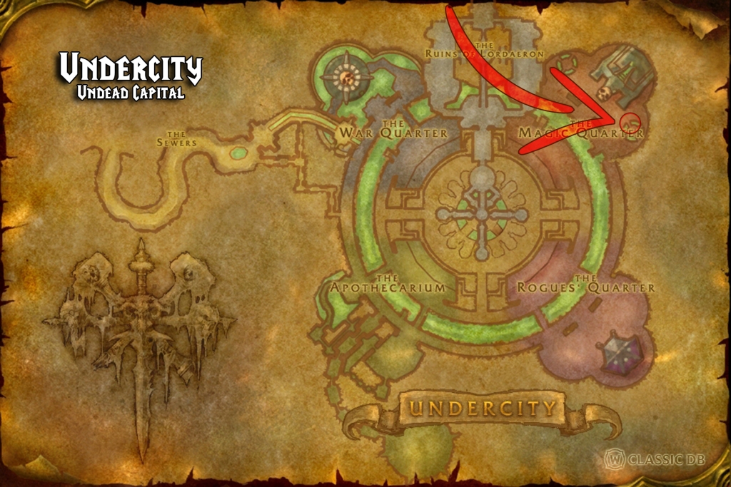 where to find warlock demonic tactics horde undercity