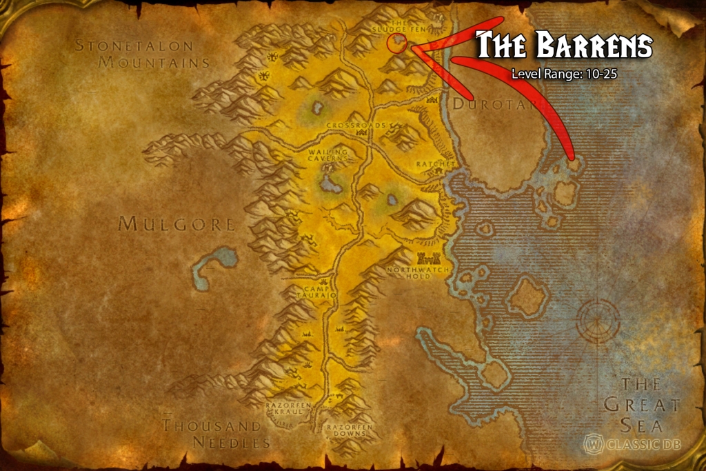 where to find warlock shadow bolt volley horde the barrens