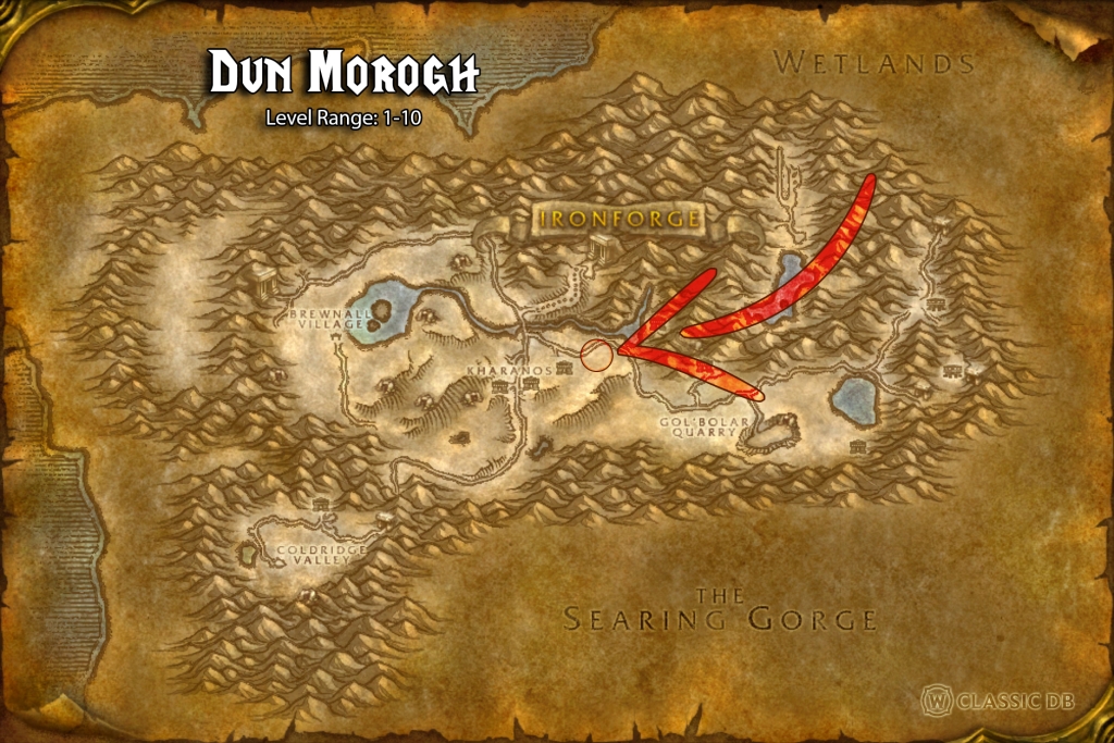 where to find warrior blood frenzy alliance dun morogh