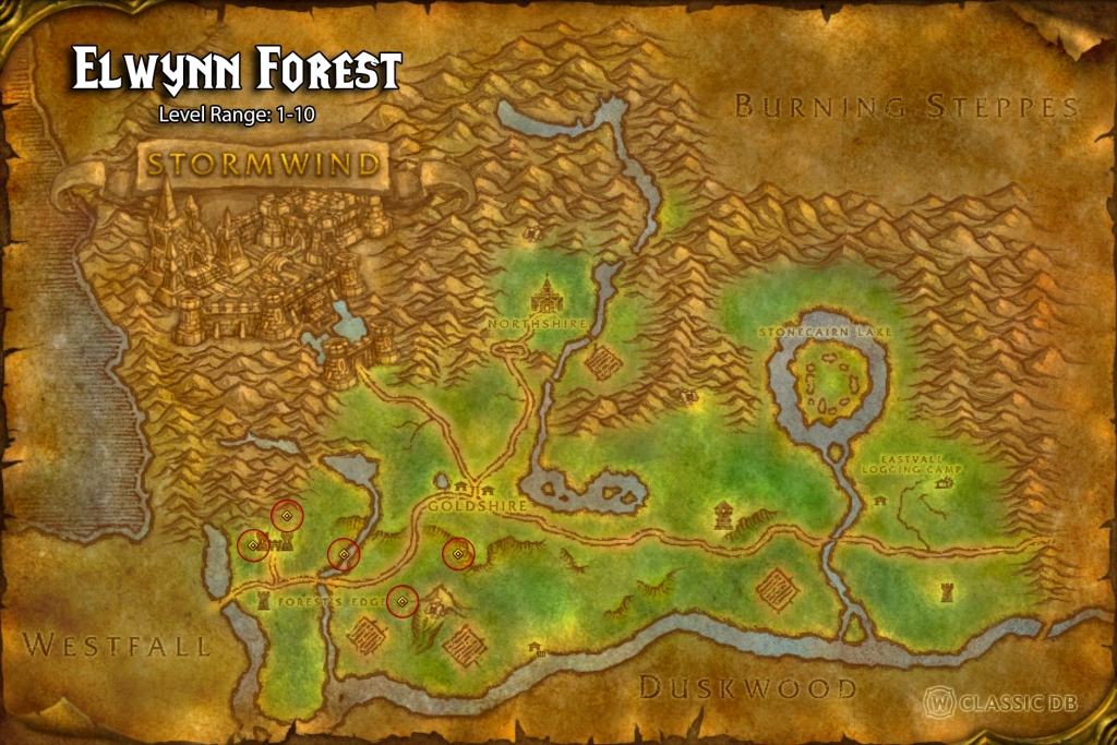 where to find warrior blood frenzy alliance elwynn forest 1