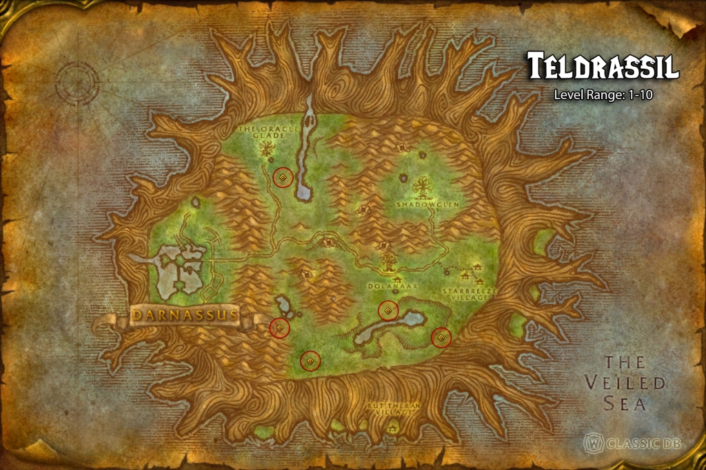 where to find warrior blood frenzy alliance teldrassil 1