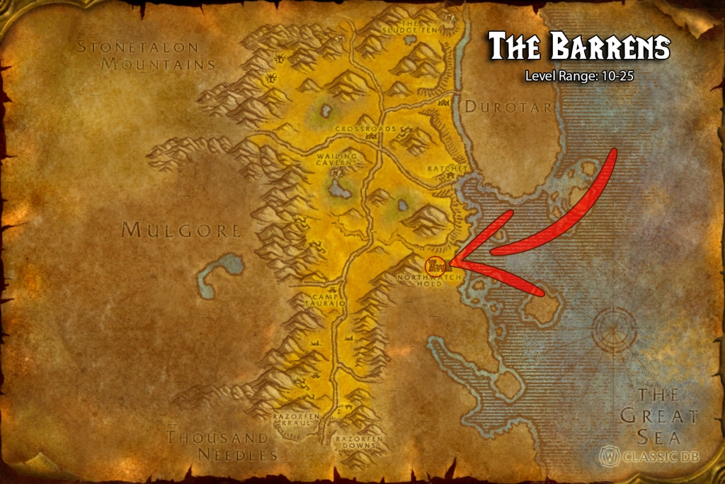 where to find warrior endless rage horde the barrens 2