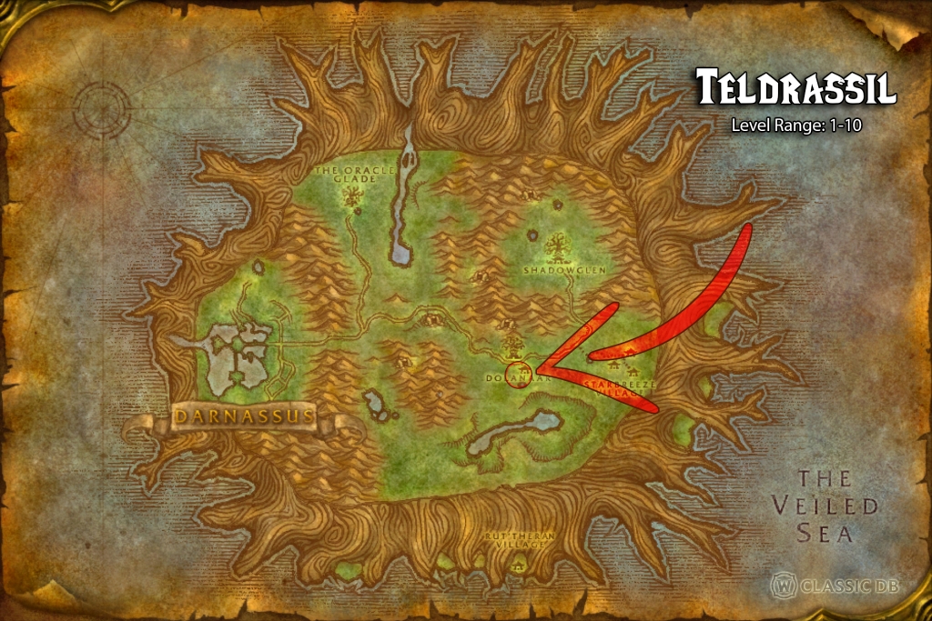 where to find warrior frenzied assault alliance teldrassil