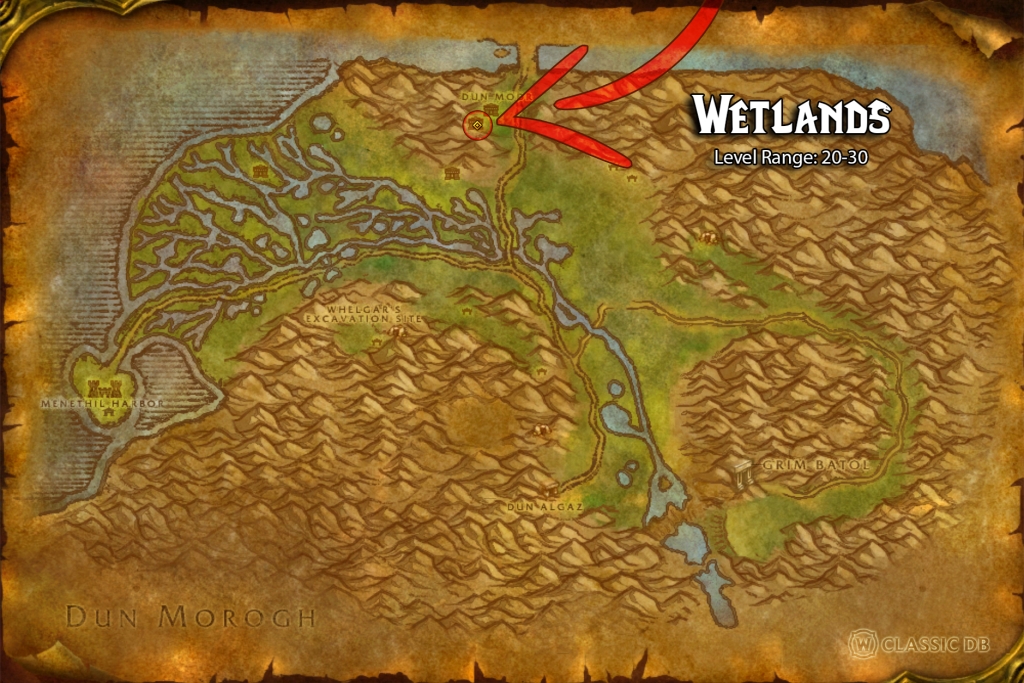 where to find warrior raging blow all races wetlands 2