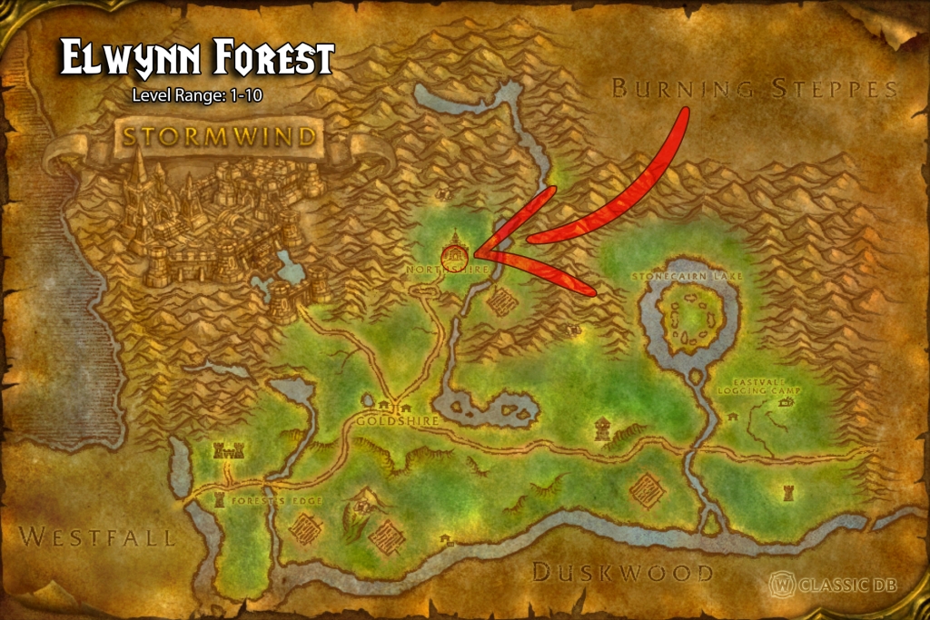 where to find warrior victory rush humans elwynn forest 1