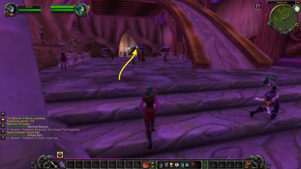 wow sod night elf path to warrior trainer victory rush rune