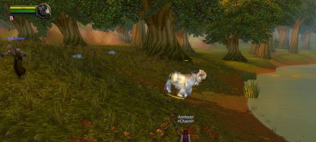 Polymorphed animals Elwynn Forest glades alliance races sod enlightenment mage rune wow